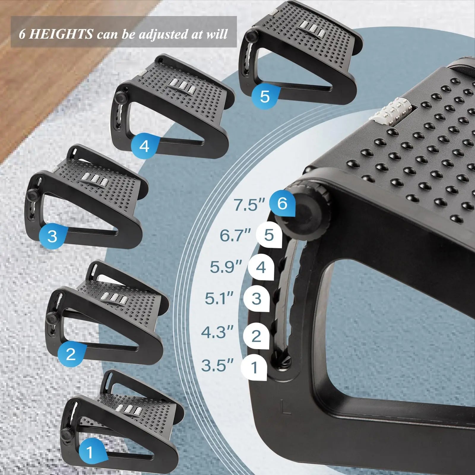 Ergonomic Foot Rest